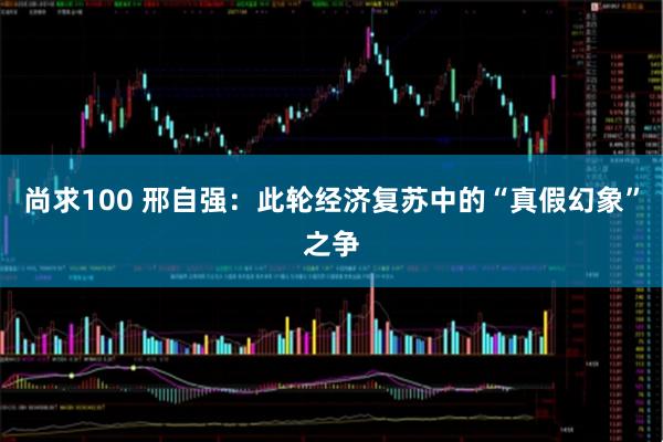 尚求100 邢自强：此轮经济复苏中的“真假幻象”之争